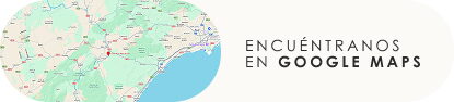 Bàner amb mapa i text Encuéntranos en Google Maps
